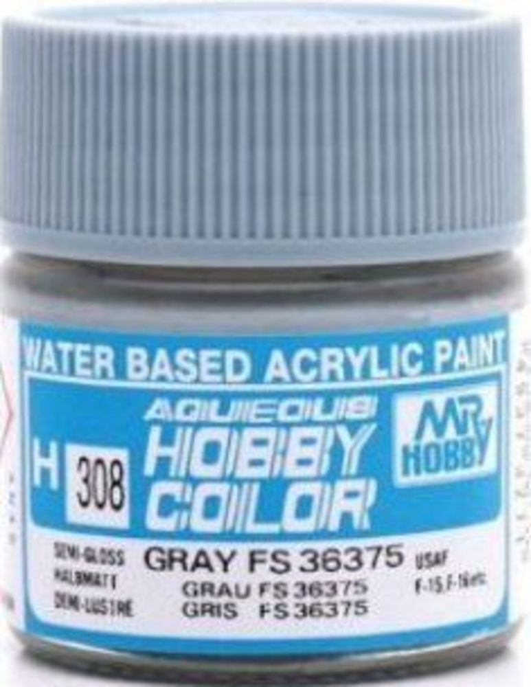 Mr Hobby -Gunze Aqueous Hobby Colors (10 ml) Gray FS 36375