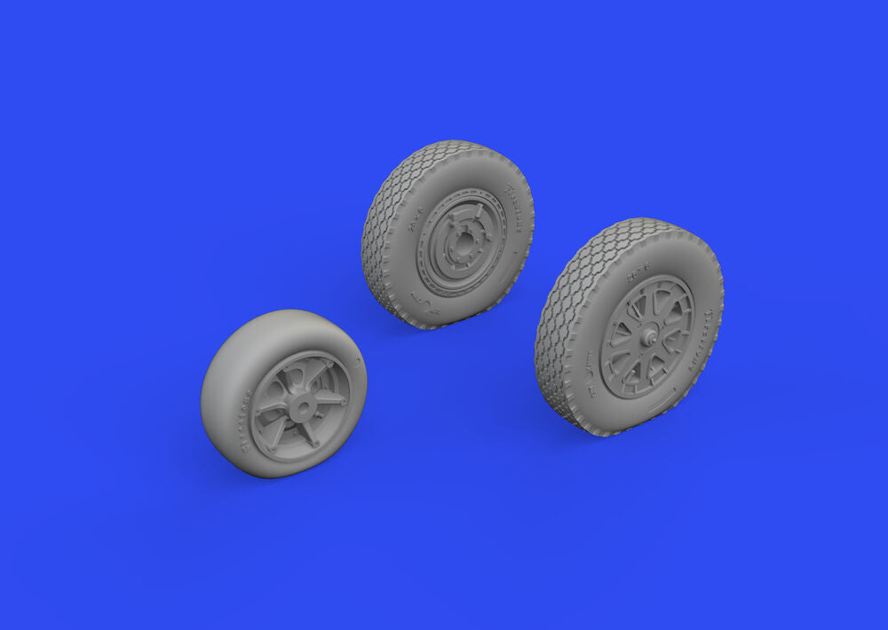 P-39Q wheels PRINT1/72 for ARMA HOBBY