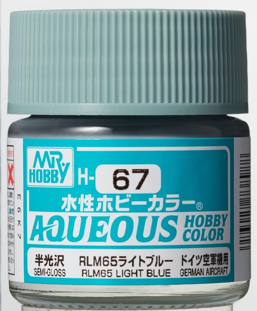 Mr Hobby -Gunze Aqueous Hobby Colors (10 ml) RLM65 Light Blue