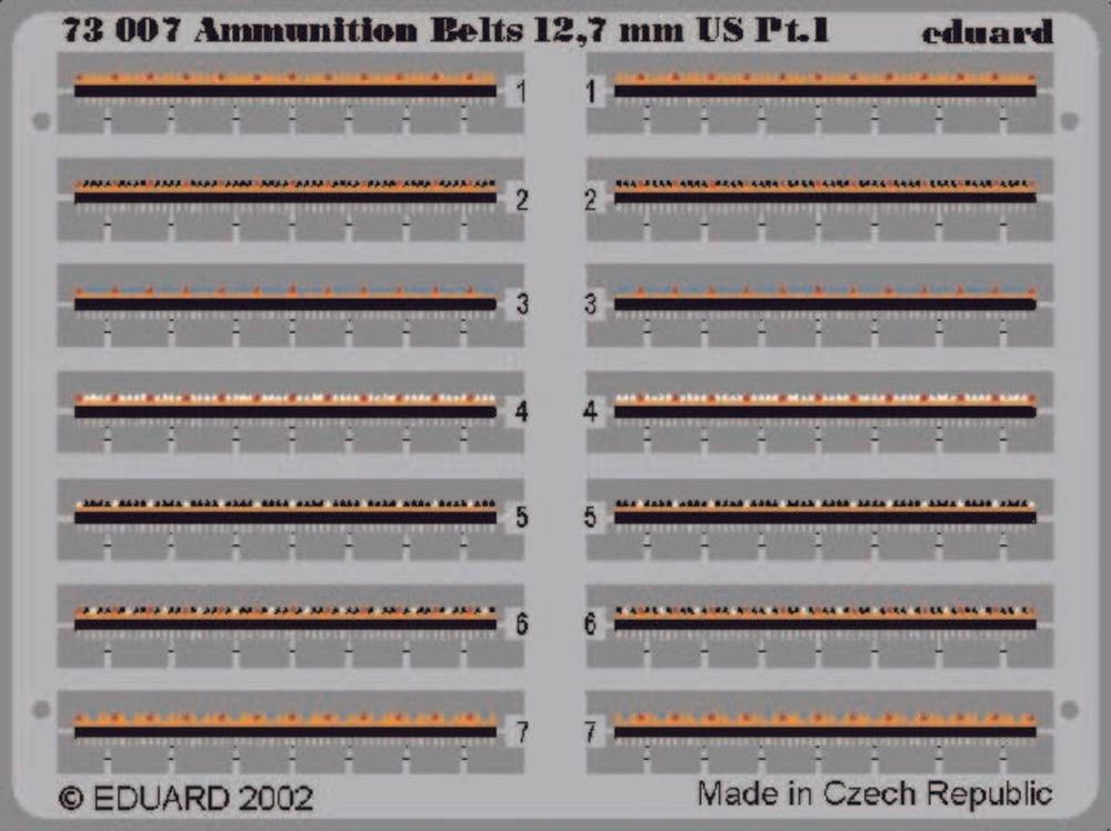 Ammunition Belts 12,7mm US