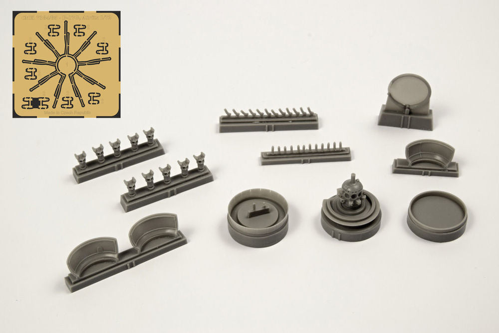 B-17G EngineSet(starboard side engine1pc for Airfix kit