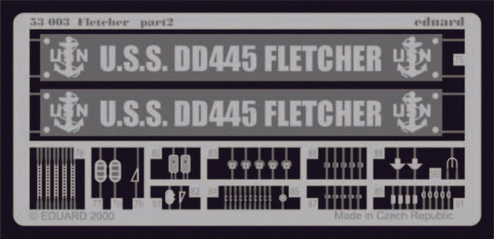 Zerst��rer DD445 Fletcher Foto��tzsatz