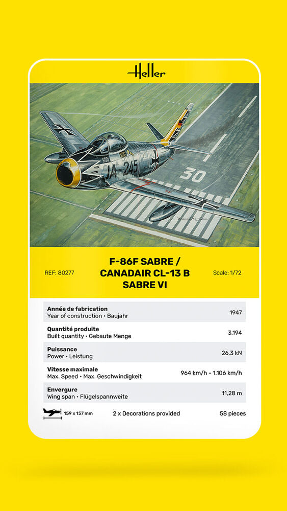 F-86F SABRE / CANADAIR CL-13 B Sabre VI