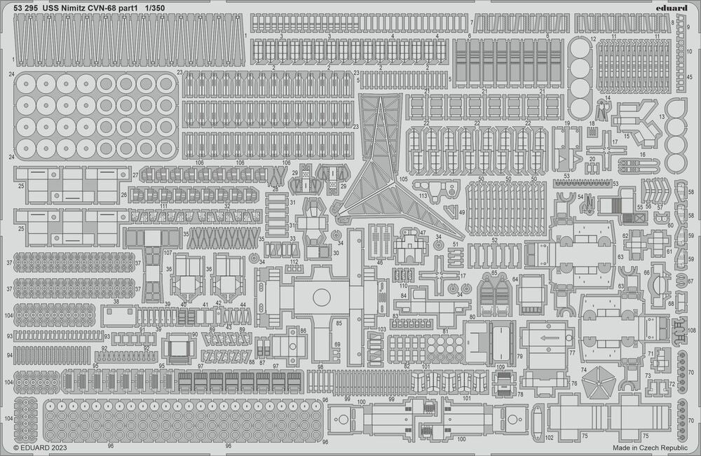 USS Nimitz CVN-68 part 1 1/350 TRUMPETER