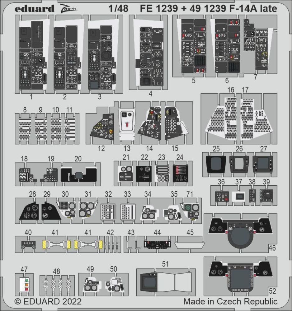 F-14A late interior for TAMIYA