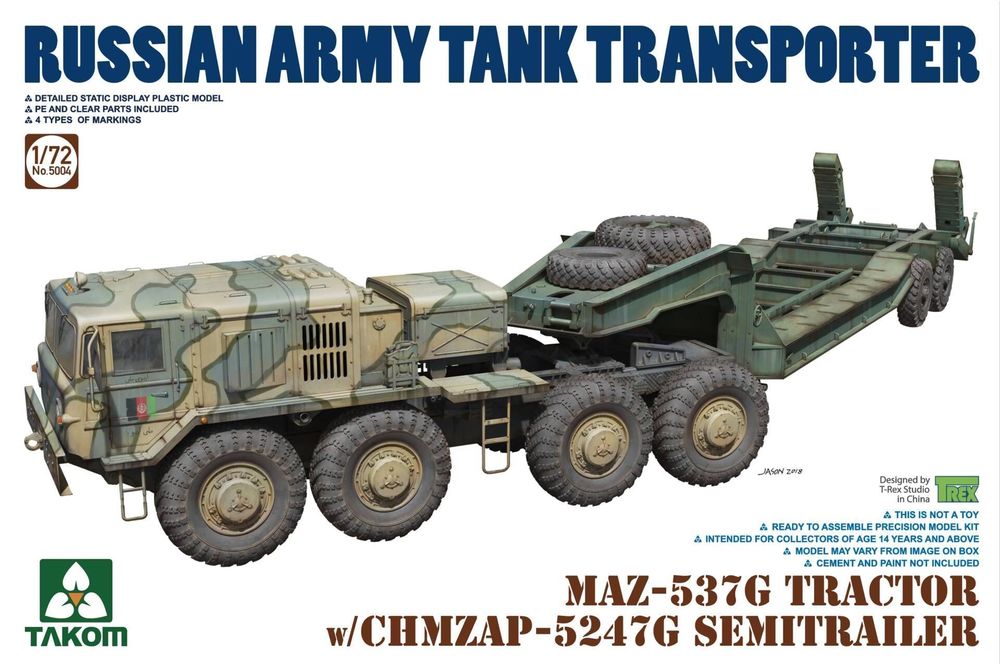 MAZ-537G Tractor w/CHMZAP-5247G SEMITRRAILER