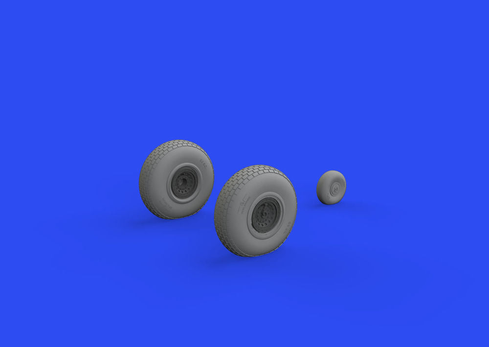 B-17 wheels block tread 1/48 for HKM