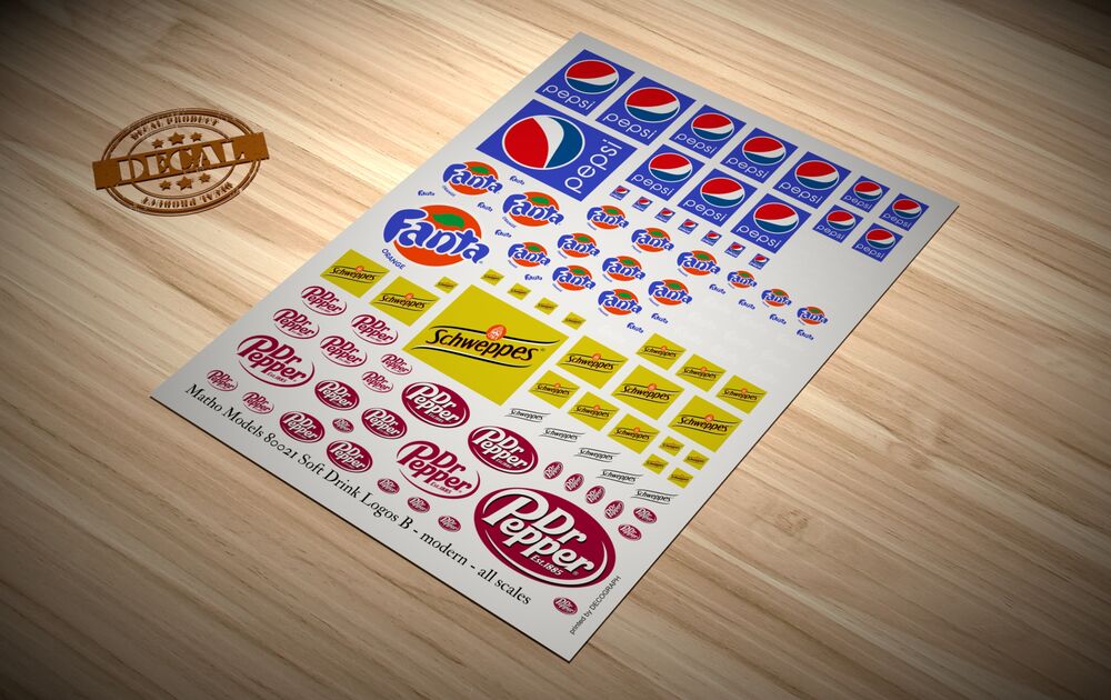 Soft Drink Logos B - modern