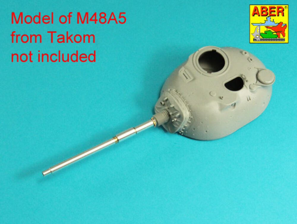 105 mm M-68 barrel with thermal shroud for  M48A5 Tank