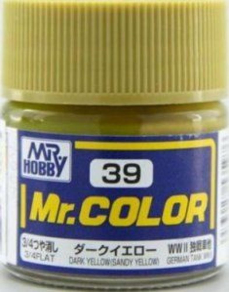 Mr Hobby -Gunze Mr. Color (10 ml) Dark Yellow (Sandy Yellow)