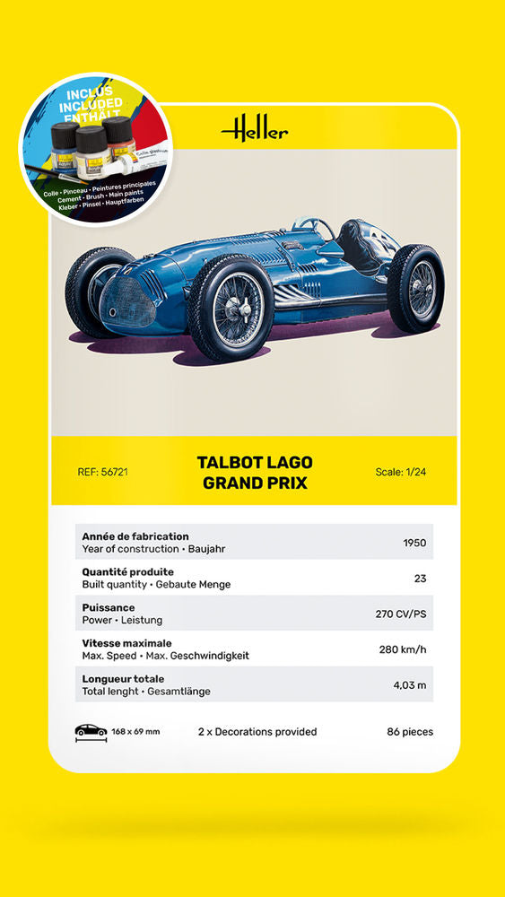 STARTER KIT Talbot Lago Grand Prix