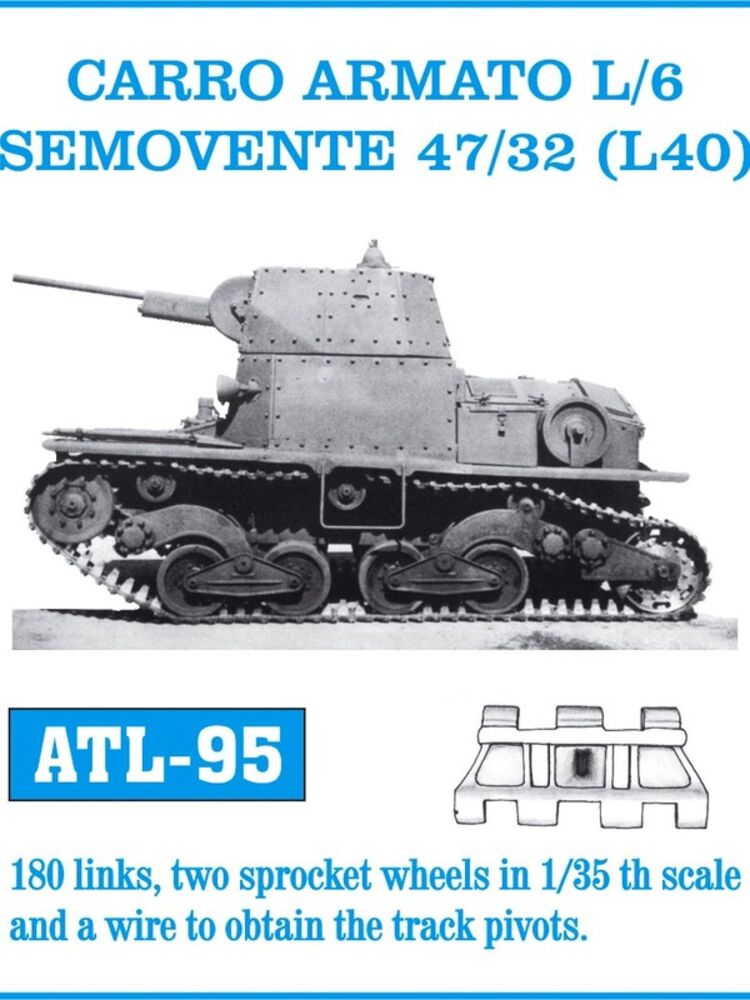 Tracks for CARRO ARMATO L/6 SEMOVENTE 47/32 L40