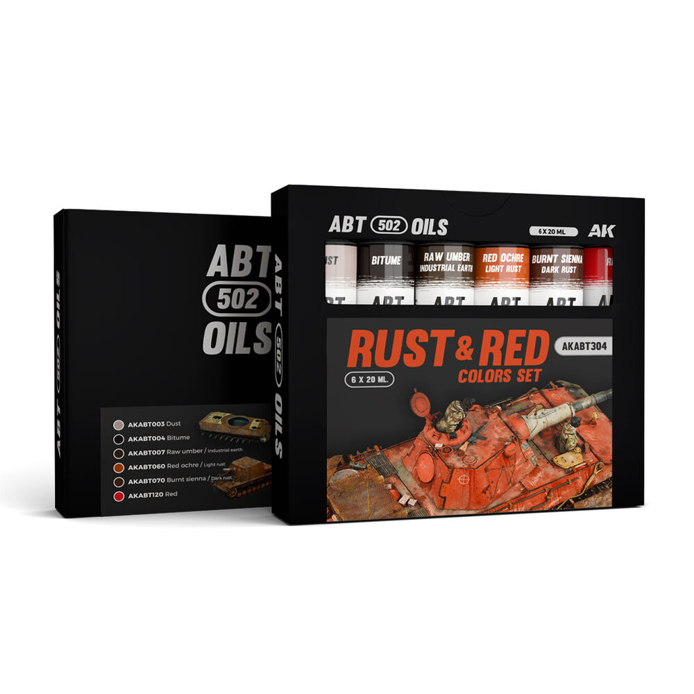 RUST & RED COLORS SET - ABT 502 OILS