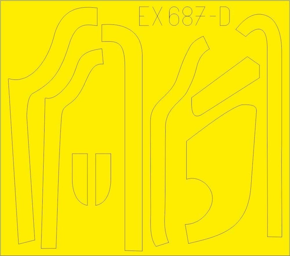 B-17G antiglare panels (DL & BO production) for HKM