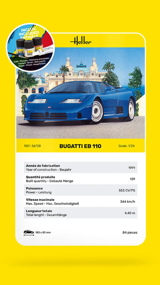 STARTER KIT BUGATTI EB 110