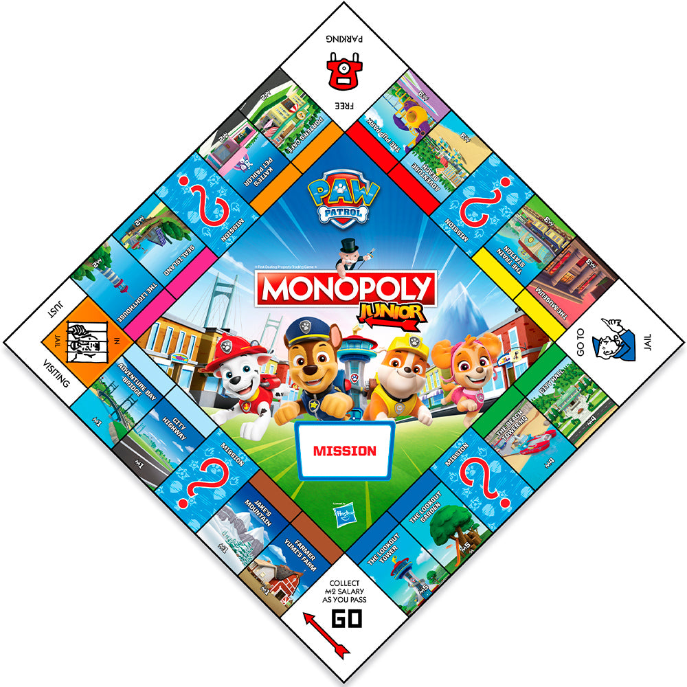 Winning Moves PAW PATROL MOVIE - Monopoly Junior [English]