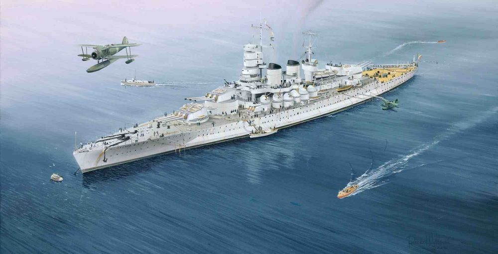 Italian Navy Battleship RN V.Veneto 1940