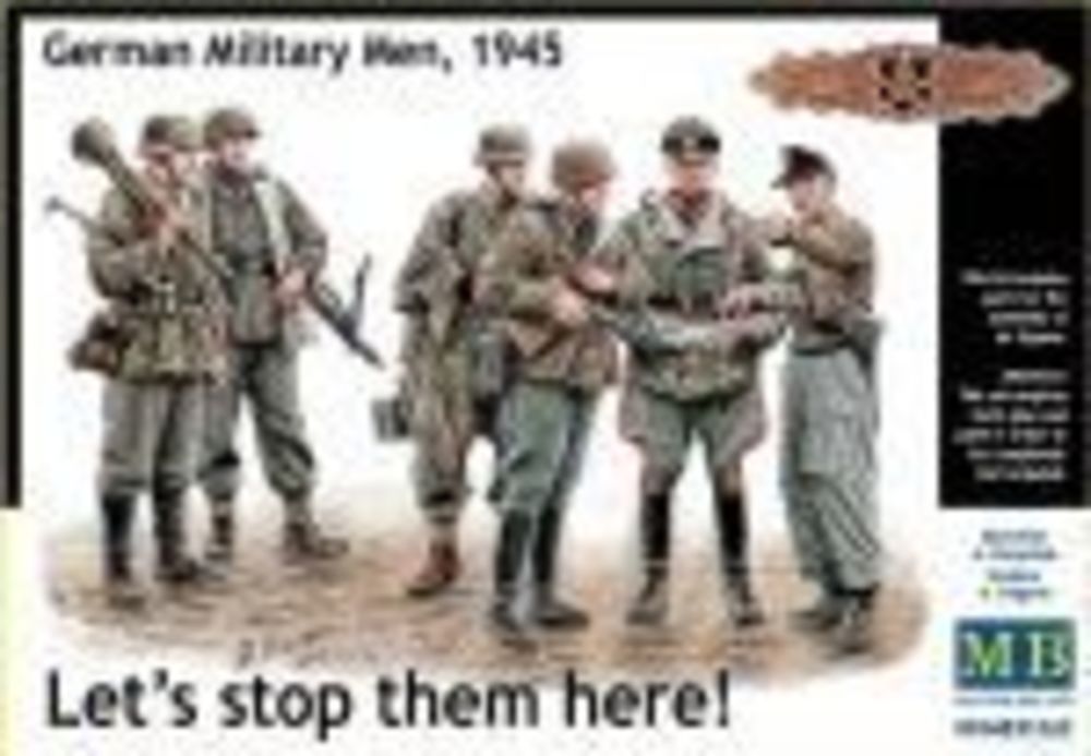 Let��s stop them here German military me