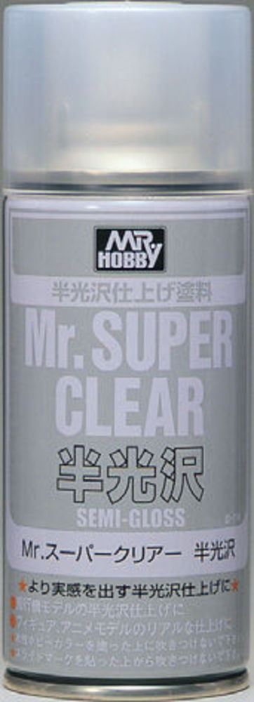 Mr Hobby -Gunze Mr. Super Clear Semi-Gloss Spray (170 ml)