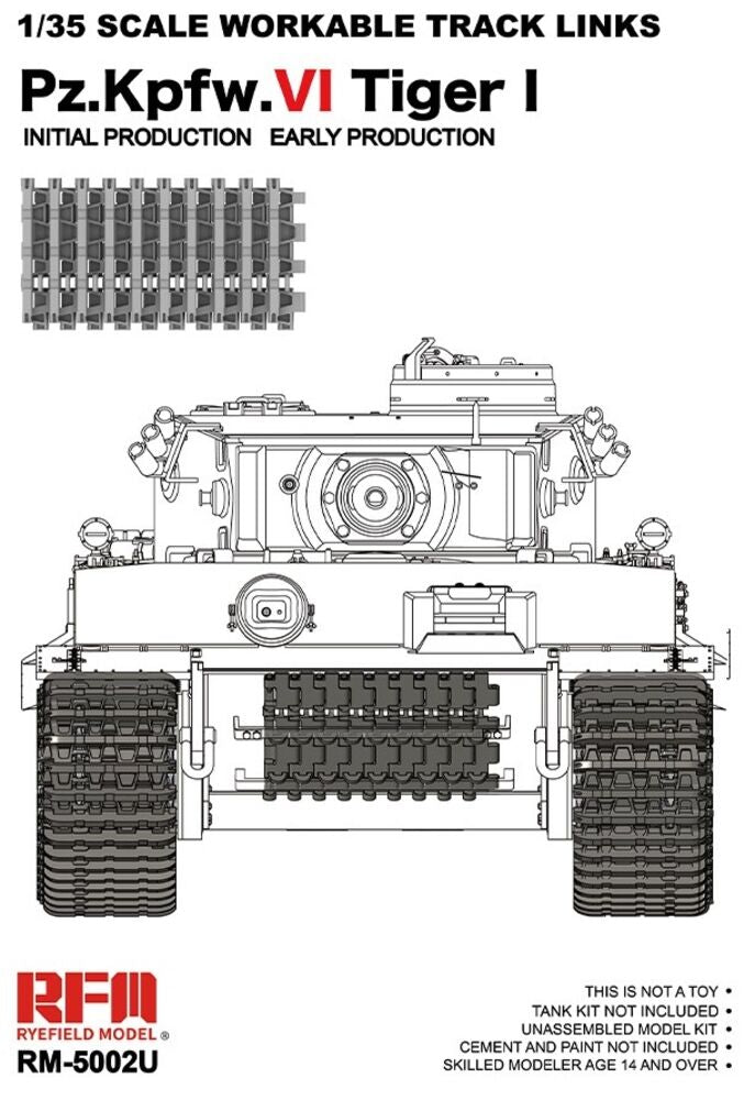 Workable track links for Tiger I early (New mould, upgraded version) version?