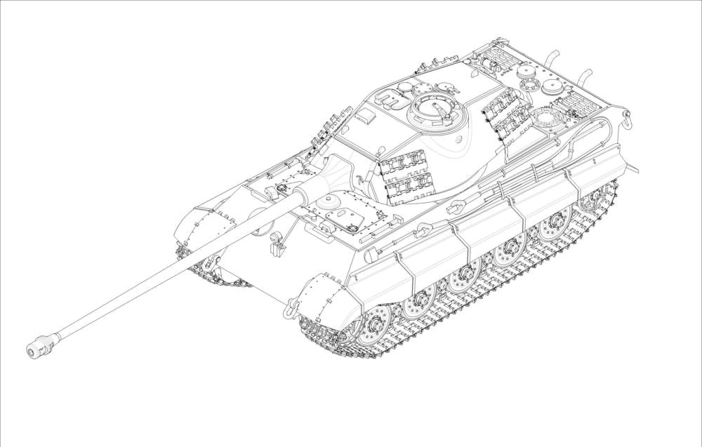 German King Tiger(Porsche turret)w.105mm kWh L/68