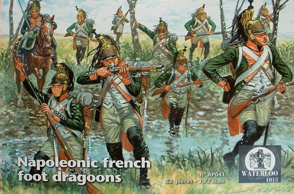 Napoleonic french foot dragoons