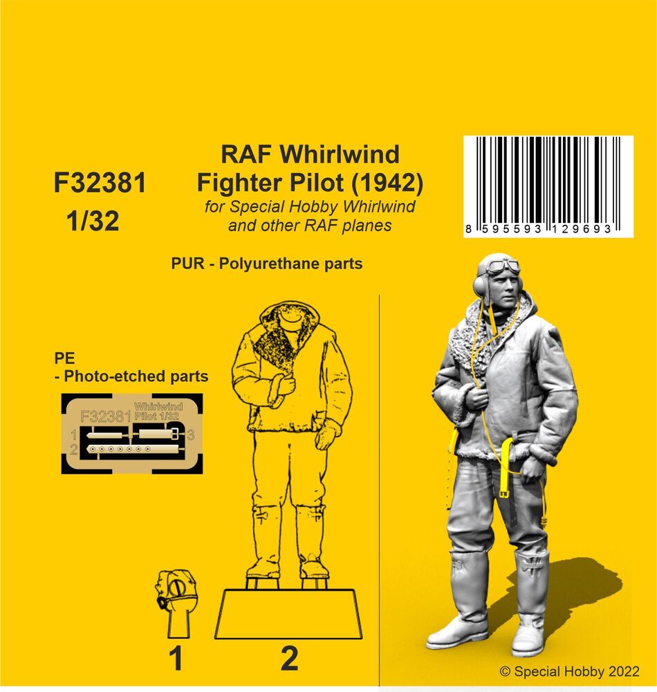 RAF Whirlwind Fighter Pilot (1942) 1/32