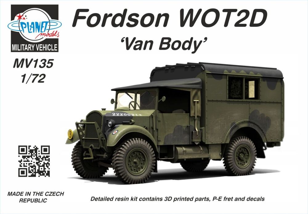 Fordson WOT2D ���Van Body��� 1/72