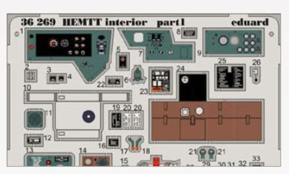 HEMTT interior for Italeri