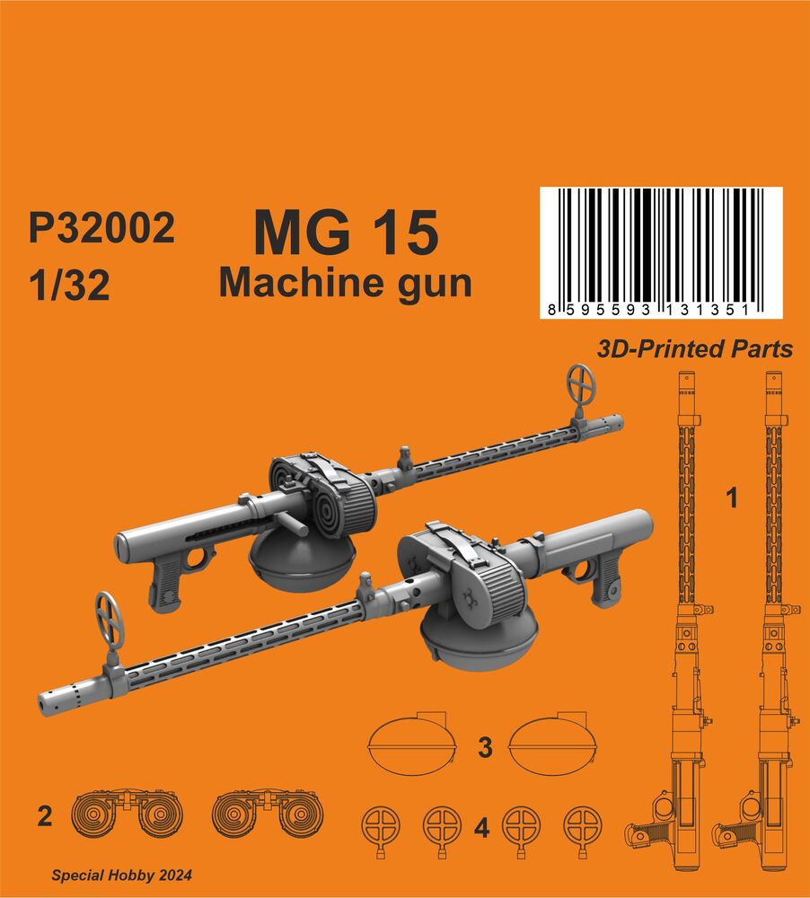 MG 15 Machine gun  (2 pcs)