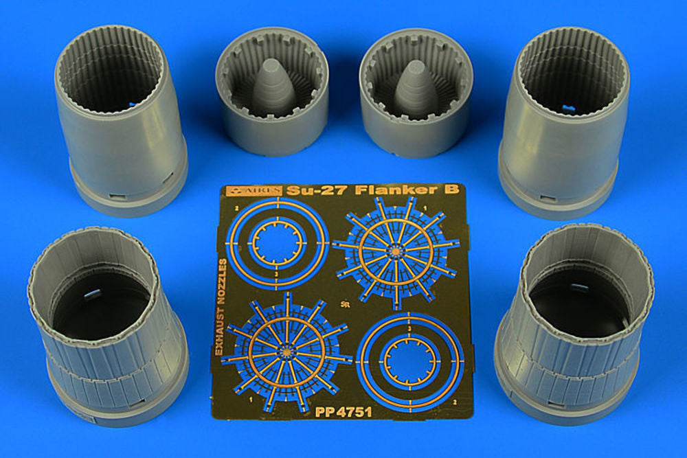 Su-27 Flanker B exhaust nozzles f.Hobby Boss