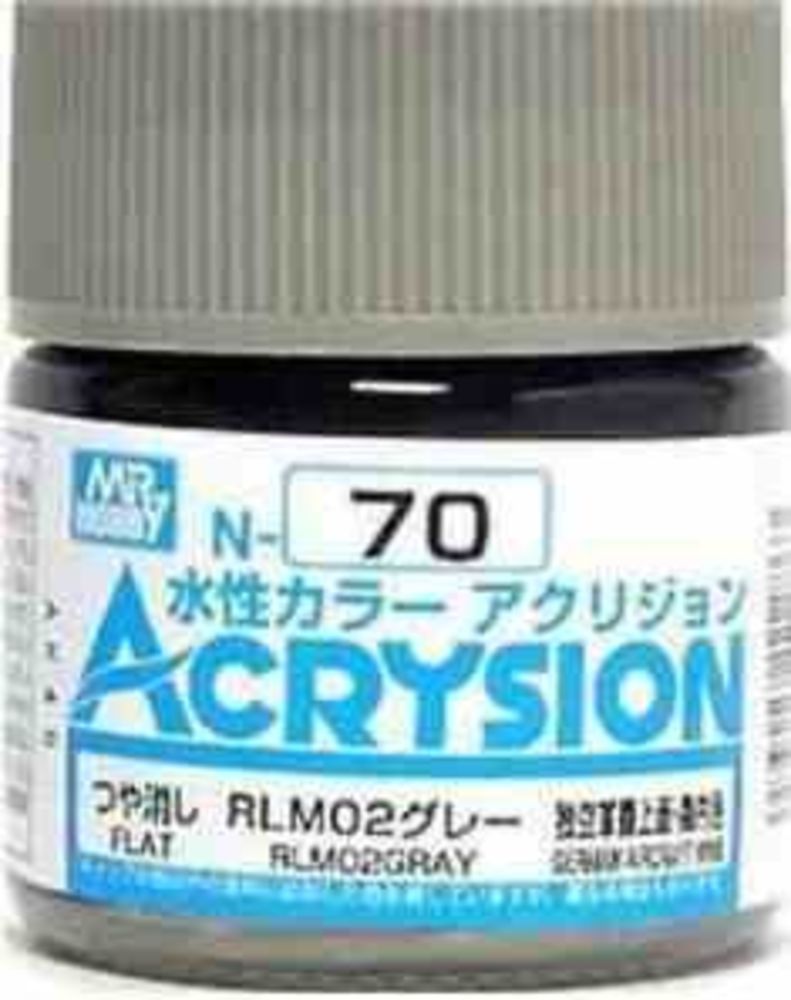 Mr Hobby -Gunze Acrysion (10 ml) RLM02 Gray