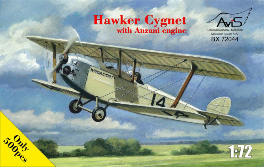 Hawker Cygnet with Anzani engine