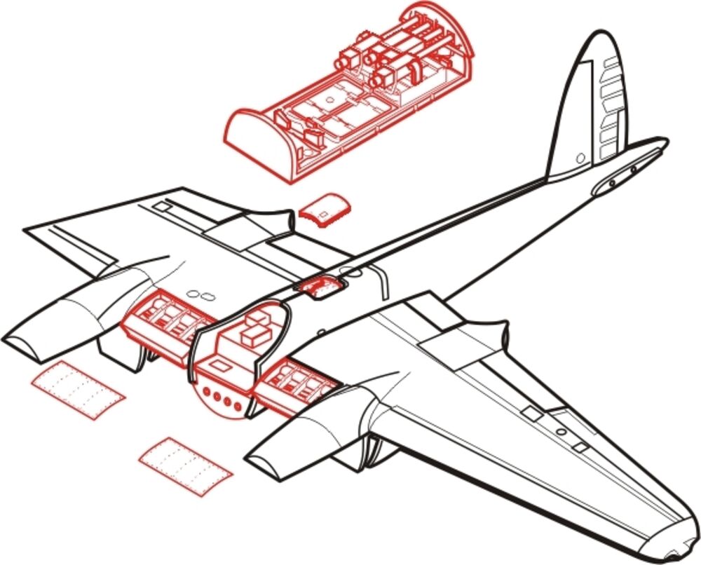 Mosquito Mk.IV Detail Set