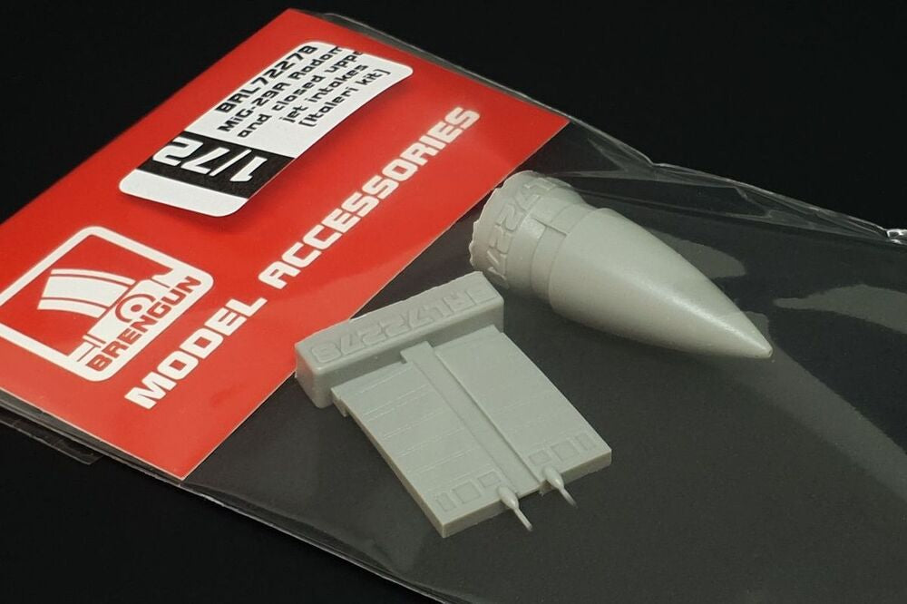 MiG-29A Radome and closed upper jet intakes (Italeri kit)