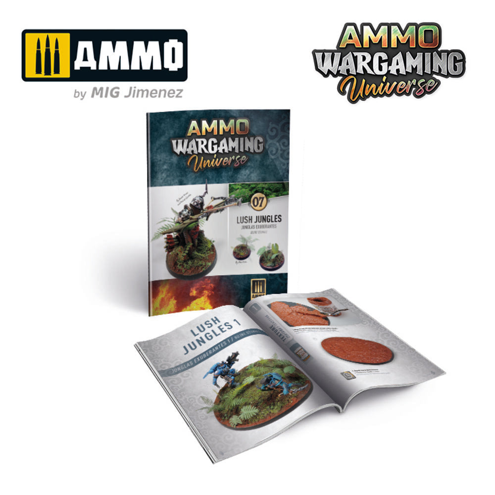 AMMO WARGAMING UNIVERSE Book 07 - Lush Jungles (English, Castellano, Polski)