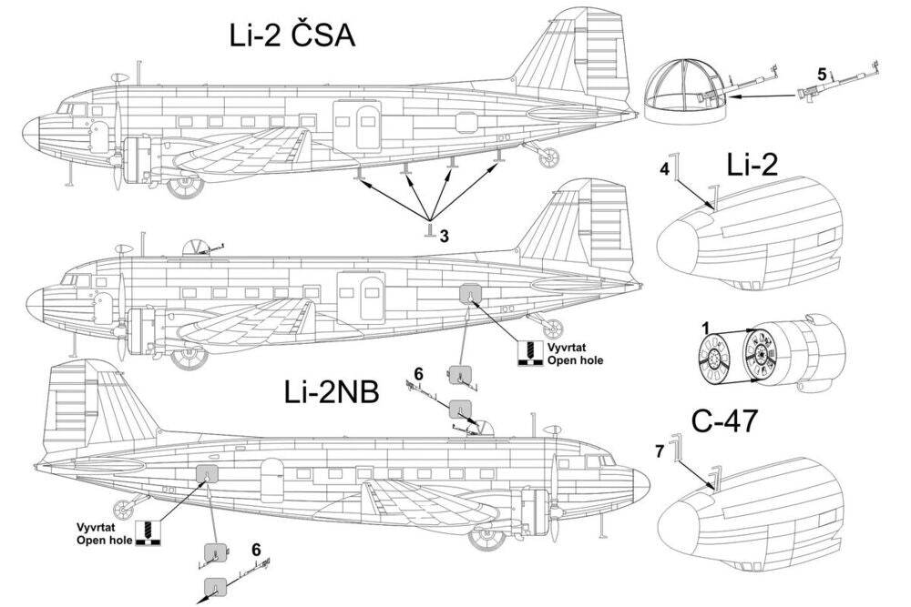 Douglas C-47- Lisunov Li-2