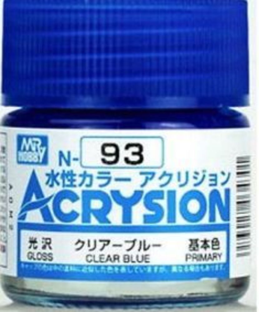 Mr Hobby -Gunze Acrysion (10 ml) Clear Blue