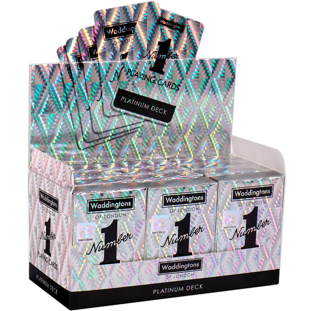 Winning Moves Waddingtons No.1 Playing Cards - Platinum
