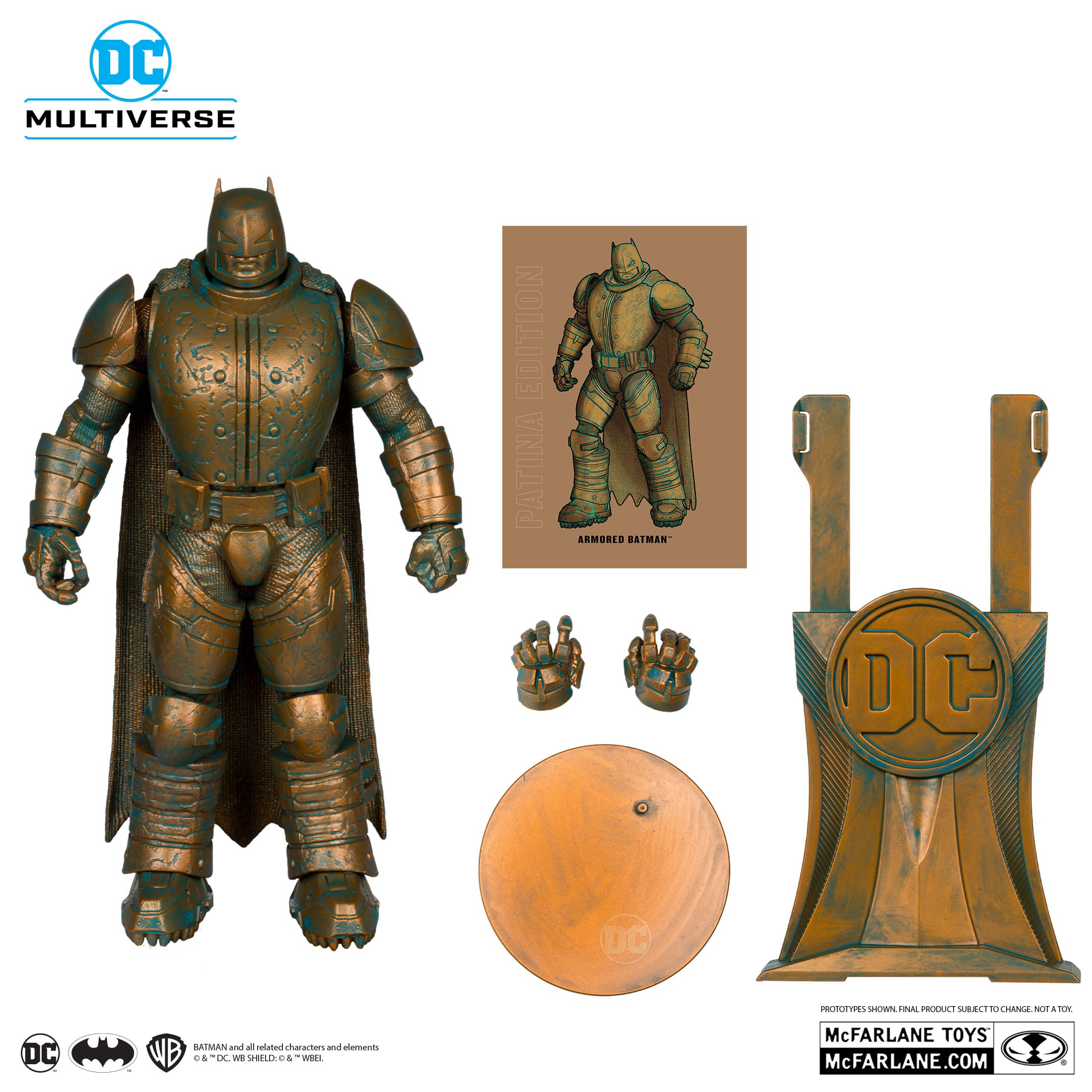 DC Multiverse Action Figure Armored Batman (Batman: The Dark Knight Returns) Patina Edition (Gold Label) 18 cm