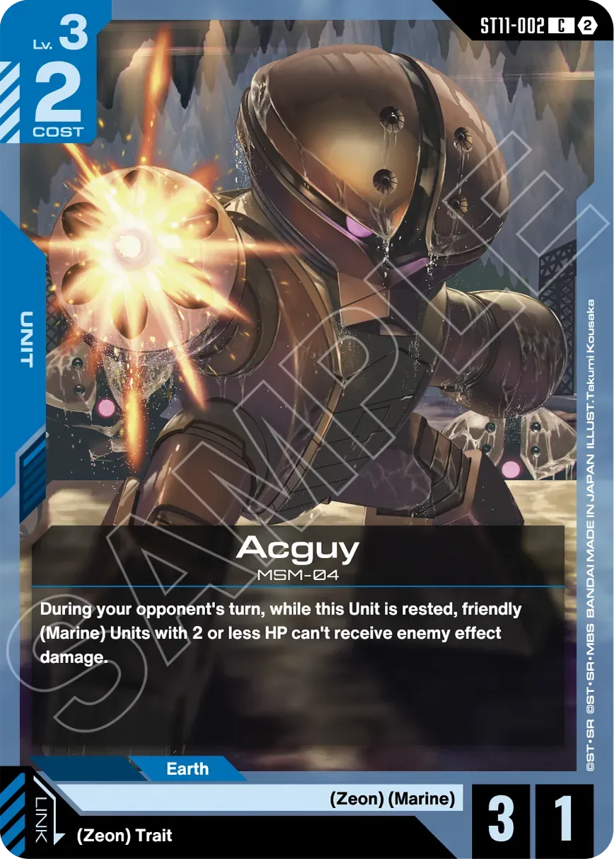 Gundam Card Game Starter Deck - Aquatic Assault [ST11]