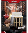 Marvel Mini Egg Attack Figures The Infinity Saga Stark Tower series Tony Stark & Mark VII suit pod mod 12 cm