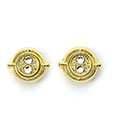 Harry Potter Earrings Time Turner (gold plated)
