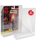 Evoretro Acrylic Display Cases 2-Pack for Action Figures