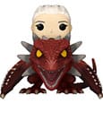House of the Dragon POP! Rides Deluxe Vinyl Rhaenys Targaryen with Meleys 9 cm