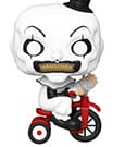 Terrifier POP! Movies Vinyl Figure Art the Clown w/bike 9 cm