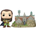 The Lord of the Rings POP! Town Vinyl Figure Elrond & Rivendell 9 cm