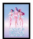 KPop Demon Hunters Collector Print Framed Poster Trio