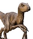 Jurassic World Icons Statue Velociraptor B 9 cm