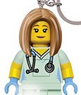 LEGO Classic Light-Up Keychain Nurse 8 cm